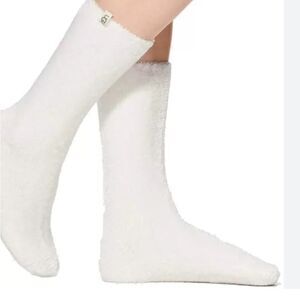 UGG Leda Cozy Socks- White